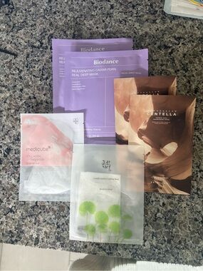 Korean face mask bundle of 6
